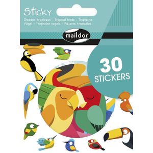 Maildor Sticky stickers vogel 178C