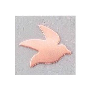 Efco Koperplaatje bird - 030-23 broche plaatje