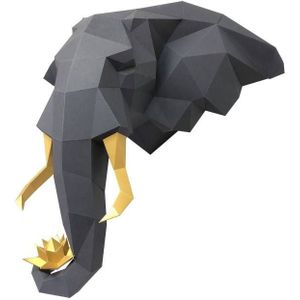 Wizardi Papercraft 3D model olifant