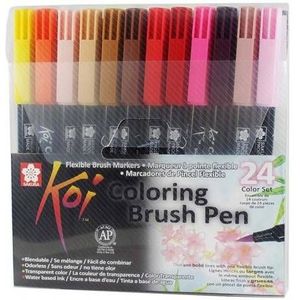 Sakura  Koi coloring brush pen set 24st