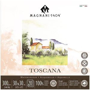 Magnani Aquarelblok toscana vierkant - maat 20x20cm