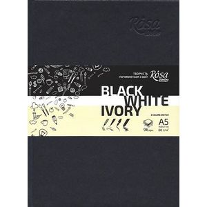 Rosa Studio Combi tekenboek black-white