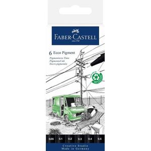 Faber Castell Ecco pigment fineliners set 6st