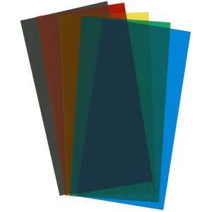 Evergreen Styreenplaat gekleurd 15x31 cm - 9905 pak 4 verschillende kleuren