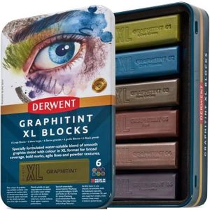 Derwent Graphitint XL block blik 6 kleur