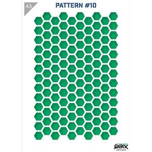 QBIX A3 sjabloon pattern 10