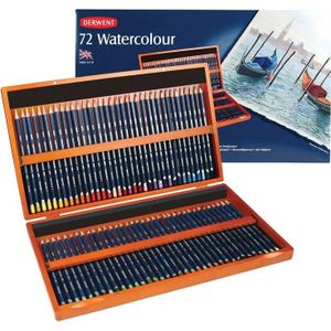 Derwent Watercolour potloden kist 72st