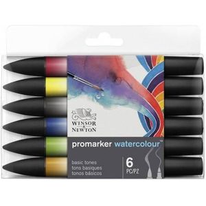 Winsor & Newton Promarker watercolour basic 6