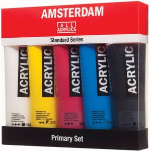 Talens Amsterdam acrylset 5x120 ml