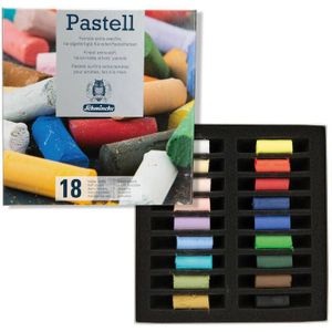 Schmincke Softpastel set 18 halve 77766