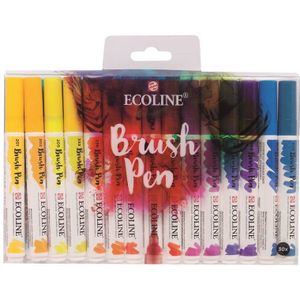 Talens Ecoline brush pen set 30 kleuren