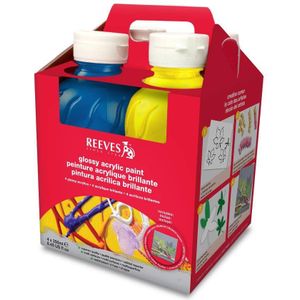 Reeves Acrylverf glossy 4 pot 250ml