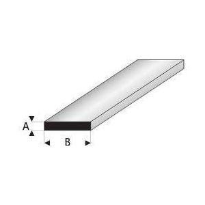 Evergreen Polystyreen profiel strip - 84089 pak 10 stuks 1.09x2.29 mm