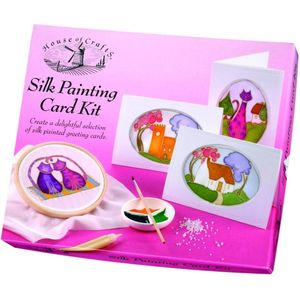 House Of Crafts Silk painting card kit