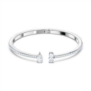 Swarovski 5572664 - Attract Cuff - Zilverkleurig - Bangle - Large