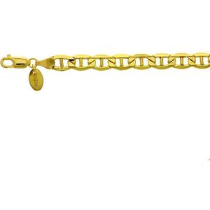 Goud met Zilveren Kern Armband anker 6 5000161