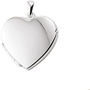 Zilveren Medaillon hart 1005531