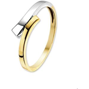 ring 14K bicolor goud geel/wit 4205403