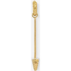 BUDDHA TO BUDDHA 416GV One - Ben Earhoop Silver - Gold Plating - Single Piece - Oorbel