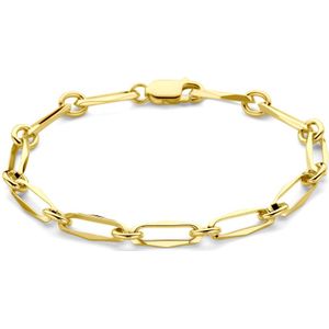 14K - Geelgouden Armband - Closed Forever - Massief - 5,5 mm - 21 cm