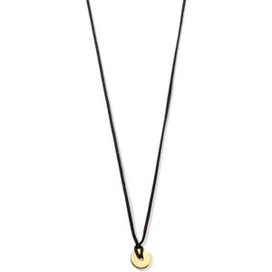 collier katoen 60 cm 14K goud met rubber/nylon/leer 4700208