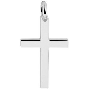 Zilver Gerhodineerde Hanger kruis 1330519