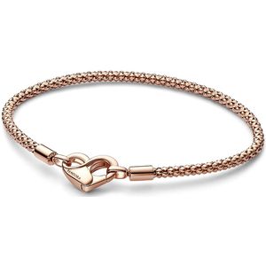 Pandora 582731C00 - Bracelet chain Pandora Moments 14k Rose Gold-plated - Armband-lengte 18 cm