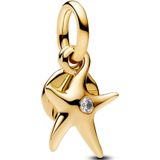 Pandora - Starfish Double Dangle Charm - Hangende Bedel