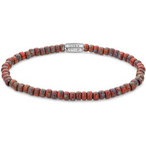 Rebel and Rose RR-40117-S - Glass Rocks Red Jazz - Armband-Maat S