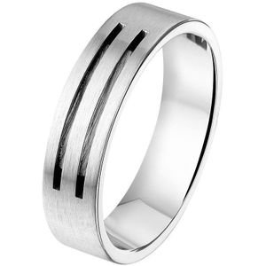 ring a509 - 6 mm - zonder cz edelstaal 6501615