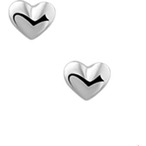 Zilveren Oorknoppen hart 1002911
