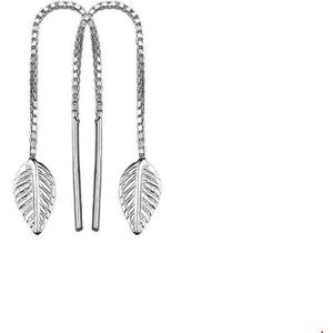 doortrekoorbellen veer zilver wit 1019643