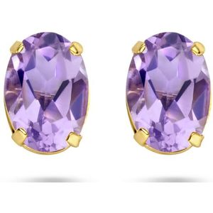 Oorknoppen Amethist 1.58ct (2x 0.79ct)