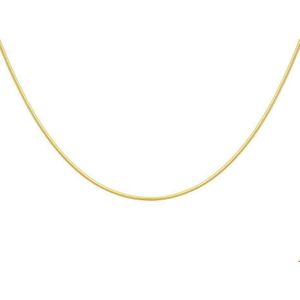 Geelgouden Collier slang rond 0 4004360 45 cm