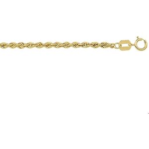 Geelgouden Collier koord 2 4008435 50 cm