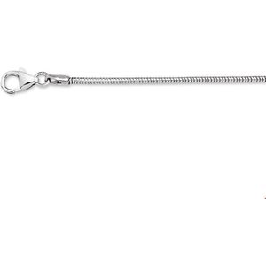 Witgouden Collier slang rond 1 4101608 45 cm