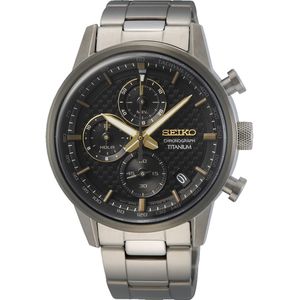 Seiko SSB391P1 - chronograaf - Titanium - Horloge