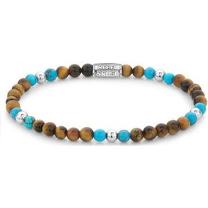 Rebel and Rose RR-40109-S - Mix Tiger Turquoise - Armband-16.5 cm