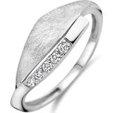 Zilver Gerhodineerde ring zirkonia gescratcht 1337821 17.75