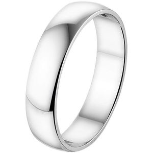 Witgouden Ring A414 - 5 mm - zonder steen 4104502 18.50 mm (58)