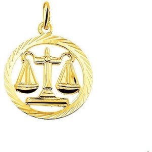 hanger sterrenbeeld gediamanteerd 14K geelgoud 4005683