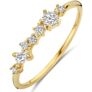 14K geelgoud ring zirkonia 4032962 16