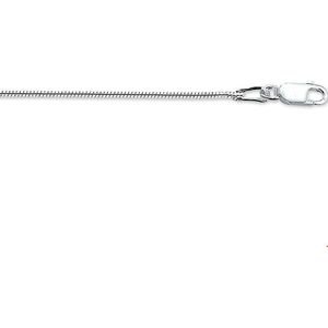 Zilveren Collier slang rond 1 1002336 40 cm