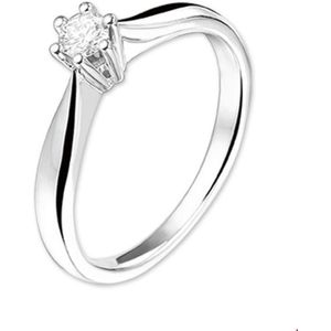 ring diamant 0.15ct h si 14K witgoud 4102020