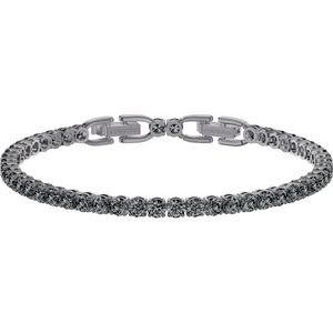 Swarovski 5514655 - Tennis Dlx Bracelet Rnd Dlx - Zwart - Armband - Medium