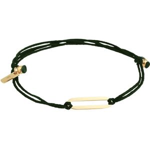 armband katoen 13 - 19 cm 14K goud met rubber/nylon/leer 4700157