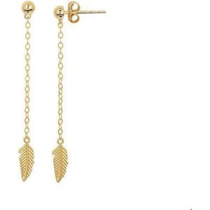oorhangers veer 14K geelgoud 4019380