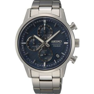 Seiko SSB387P1 - chronograaf - Titanium - Horloge
