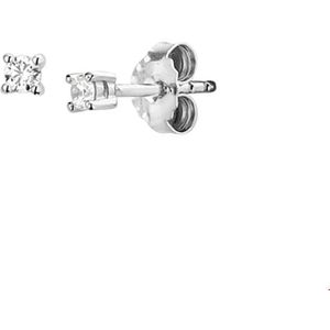 TFT - Oorknoppen - Zilver - Gerhodineerd - 2.5 mm x 2.5 mm