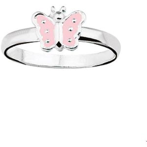 Zilveren Kinderring vlinder 1018653 14.00 mm (44)